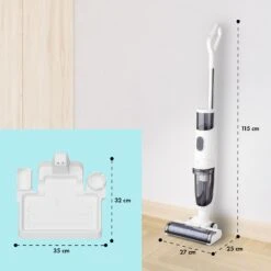 Caswell Nass-/Trockensauger Kabellos Akkubetrieben LED-Display -Küchengeräte 10041366 yy 0008 usp