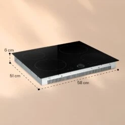 Magnichef 4 Einbaukochfeld Induktion 4 Zonen 7000W Glaskeramik 17 Magnichef 4 Einbaukochfeld Induktion 4 Zonen 7000W Glaskeramik -Küchengeräte 10041380 yy 0009 dimensions