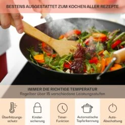 Magnichef 4 Flex Einbaukochfeld Induktion 4 Zonen / Flexzone 7000W Glaskeramik -Küchengeräte 10041381 de 0005 usp