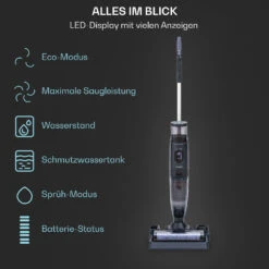 Caswell Plus Nass-/Trockensauger Kabellos Akkubetrieben LED-Display -Küchengeräte 10041383 de 0005 usp