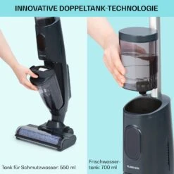 Caswell Plus Nass-/Trockensauger Kabellos Akkubetrieben LED-Display -Küchengeräte 10041383 de 0007 usp