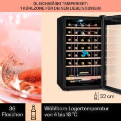 Vinamour 32 Uno Weinkühlschrank 1 Zone 95 L / 36 Flaschen 4-18°C Touch 11 Vinamour 32 Uno Weinkühlschrank 1 Zone 95 L / 36 Flaschen 4-18°C Touch -Küchengeräte 10041393 de 0003 usp