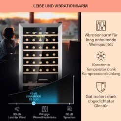 Vinamour 32 Uno Weinkühlschrank 1 Zone 95 L / 36 Flaschen 4-18°C Touch 12 Vinamour 32 Uno Weinkühlschrank 1 Zone 95 L / 36 Flaschen 4-18°C Touch -Küchengeräte 10041393 de 0004 usp