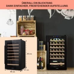 Barossa 32 Uno Weinkühlschrank 1 Zone 95 Liter / 36 Flaschen Touch-Display -Küchengeräte 10041395 de 0006 usp