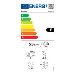 Havasia UV 8 Neo Tischgeschirrspüler UV-Licht Freistehend / Einbau 1380W -Küchengeräte 10041830 energy label