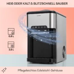 Aqueous Eiswürfelmaschine 3-in-1: Eiswürfel, Wasserspender: Heiß & Kalt 20 Kg/24h 10 Aqueous Eiswürfelmaschine 3-in-1: Eiswürfel, Wasserspender: Heiß & Kalt 20 Kg/24h -Küchengeräte 10041845 de 0005 usp