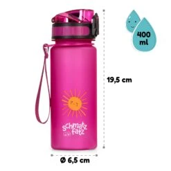 Wakaba Trinkflasche 400 Ml Tritan BPA-frei -Küchengeräte 10045129 yy 0011 dimensions