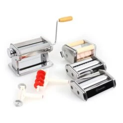 Carina Morena Pasta Maker Set Küchenmaschine 800W 4L Edelstahlschüssel -Küchengeräte 60001807 yy 0008 titel Klarstein Pasta Maker Nudelmaschine