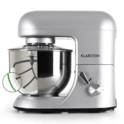 Bella Argentea Komplettset Küchenmaschine + Zusatzschüssel Silber -Küchengeräte 60001830 yy 0003 detail Klarstein Bella Argentea Kuechenmaschine reedit