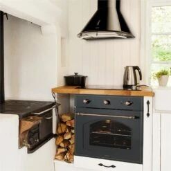 Vilhelmine Und Lumio Primo Set Backofen Dunstabzugshaube Schwarz -Küchengeräte 60001856 yy 0003 ambient Klarstein Vilhelmine und Noir Prima Set