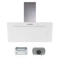 Lorea 90 Dunstabzugshaube Inklusive 2 X Aktivkohlefilter Weiß 8 Lorea 90 Dunstabzugshaube Inklusive 2 X Aktivkohlefilter Weiß -Küchengeräte 60002200 yy 0004 detail Klarstein Lorea Abzugshaube 90cm weiss