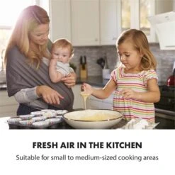 Sabia 90 Dunstabzugshaube | 90cm | 600 M³/h | Energieeffizienzklasse A | Inklusive 2 X Aktivkohlefilter -Küchengeräte 60002219 yy 0004 logo Klarstein Sabia 90 Dunstabzugshaube weiss