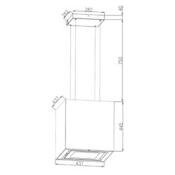 Kronleuchter Dunstabzugshaube Umluftset Aktivkohlefilter Weiß -Küchengeräte 60002230 yy 0008 logo
