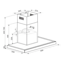 Bon Vivant Rouge Dunstabzugshaube Umluftset Aktivkohlefilter Rot -Küchengeräte 60002232 yy 0008 logo Klarstein Bon Vivant Rouge Dunstabzugshaube