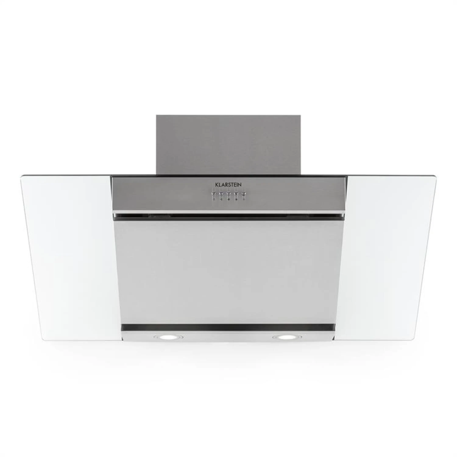 Zola Dunstabzugshaube Umluftset 90cm 635m³/h Aktivkohlefilter Silber – Bild 4