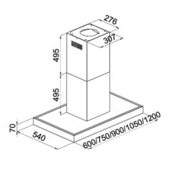 Madonna Dunstabzugshaube Umluftset 90cm 500 M³/h Aktivkohlefilter -Küchengeräte 60002298 yy 0007 logo Klarstein Madonna Dunstabzugshaube 90cm reedit
