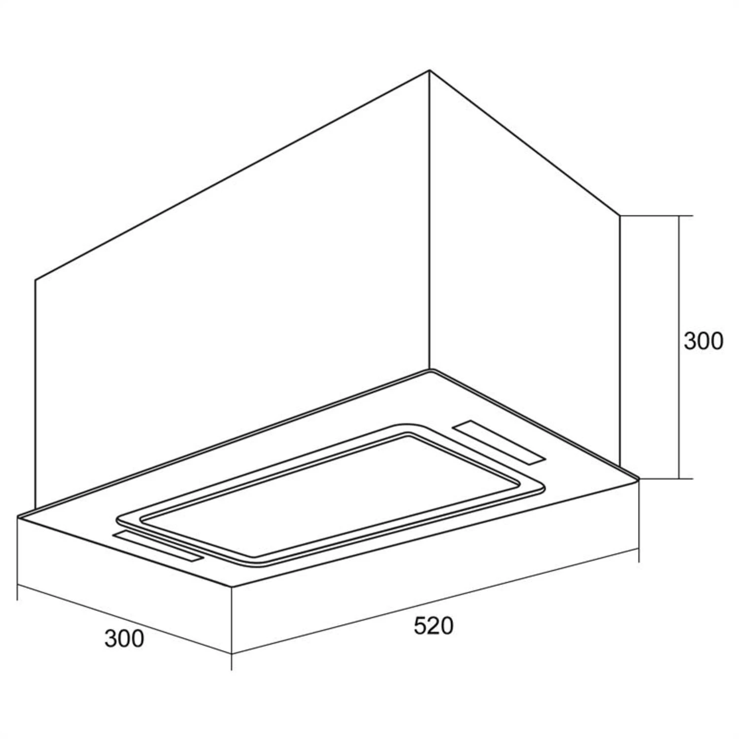 HEKTOR Dunstabzugshaube Beleuchtung Aluminium-Filter Timer Schwarz 9 HEKTOR Dunstabzugshaube Beleuchtung Aluminium-Filter Timer Schwarz – Bild 9