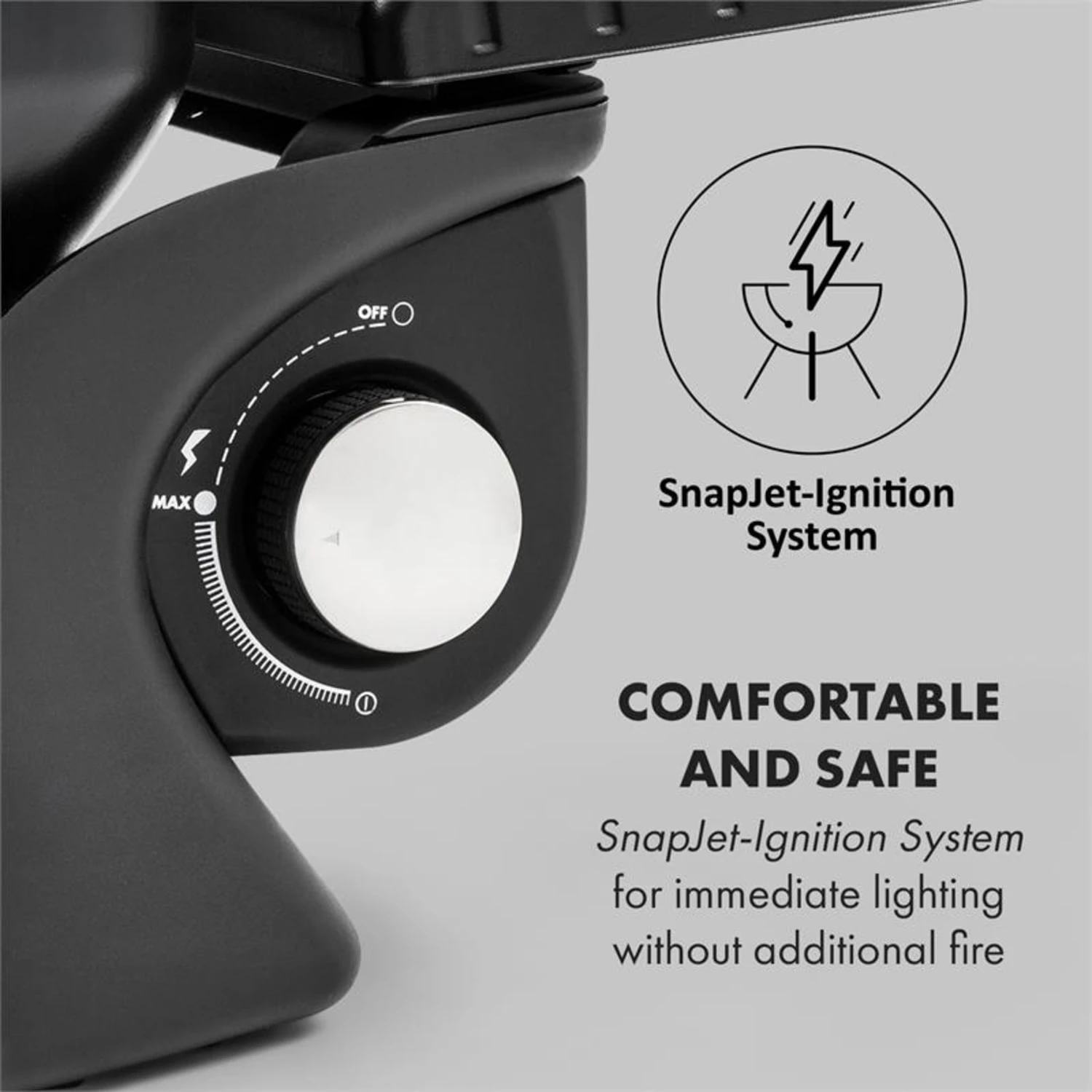 Parforce One 3,5kW 12000BTU 300°C SNJS Gasschlauch Grau – Bild 7