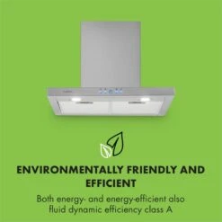 Klarstein Kalahari Limelight Einbau-Set Backofen + Abzugshaube 68Ltr 600 M³/h Schwarz Edelstahl -Küchengeräte 60002587 yy 0010 logo Klarstein Limelight Dunstabzugshaube 60cm silber