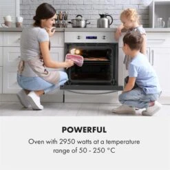 Gusteau Delicatessa Einbau-Ofen-Set Induktion 7000W 64Ltr Weiß Edelstahl 15 Gusteau Delicatessa Einbau-Ofen-Set Induktion 7000W 64Ltr Weiß Edelstahl -Küchengeräte 60002590 yy 0003 logo Klarstein Gusteau Elektrischer Einbaubackofen weiss