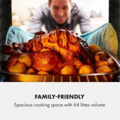 Gusteau Delicatessa Einbau-Ofen-Set Induktion 7000W 64Ltr Weiß Edelstahl 17 Gusteau Delicatessa Einbau-Ofen-Set Induktion 7000W 64Ltr Weiß Edelstahl -Küchengeräte 60002590 yy 0005 logo Klarstein Gusteau Elektrischer Einbaubackofen weiss