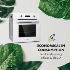 Gusteau Delicatessa Einbau-Ofen-Set Induktion 7000W 64Ltr Weiß Edelstahl 18 Gusteau Delicatessa Einbau-Ofen-Set Induktion 7000W 64Ltr Weiß Edelstahl -Küchengeräte 60002590 yy 0006 logo Klarstein Gusteau Elektrischer Einbaubackofen weiss