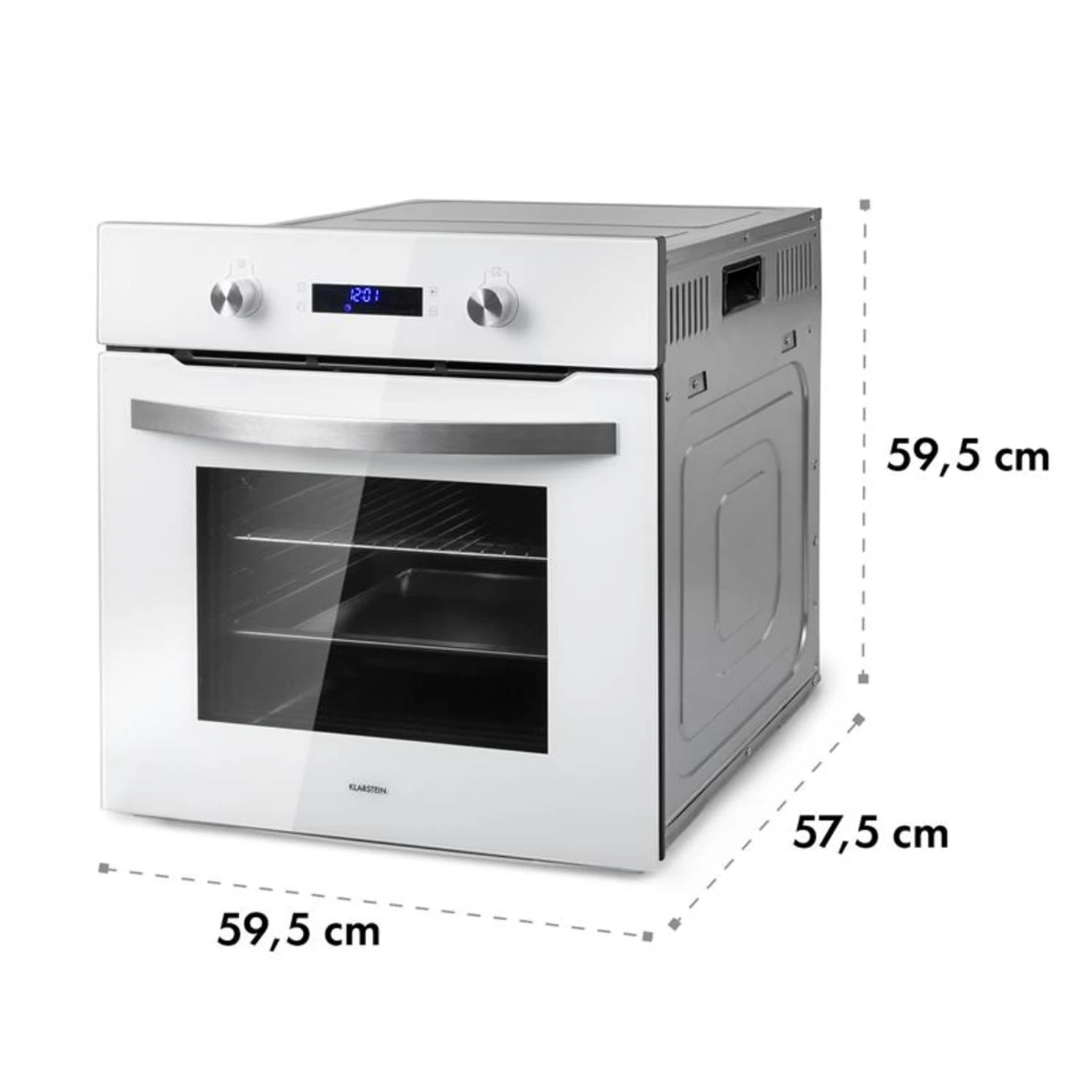Gusteau Delicatessa Einbau-Ofen-Set Induktion 7000W 64Ltr Weiß Edelstahl 11 Gusteau Delicatessa Einbau-Ofen-Set Induktion 7000W 64Ltr Weiß Edelstahl – Bild 11
