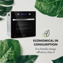 Gusteau Delicatessa Einbau-Ofen-Set Induktion 7000W Schwarz Edelstahl 13 Gusteau Delicatessa Einbau-Ofen-Set Induktion 7000W Schwarz Edelstahl -Küchengeräte 60002594 yy 0006 logo Klarstein Gusteau Elektrischer Einbaubackofen schwarz