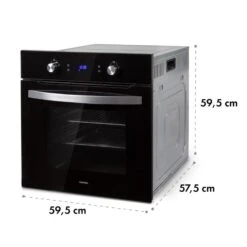 Gusteau Delicatessa Einbau-Ofen-Set Induktion 7000W Schwarz Edelstahl 14 Gusteau Delicatessa Einbau-Ofen-Set Induktion 7000W Schwarz Edelstahl -Küchengeräte 60002594 yy 0011 logo Klarstein Gusteau Elektrischer Einbaubackofen schwarz