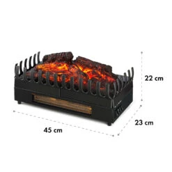 Lausanne Frame Kamingehäuse + Kamini FX Kamineinsatz 2000W MDF Klassisches Design -Küchengeräte 60002701 yy 0010 logo Klarstein Lausanne Frame Gehaeuse Kamini FX